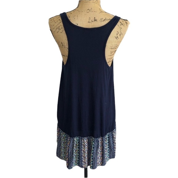 Umgee Racerback Boho Floral Hem Flowy Tunic - Picture 6 of 9